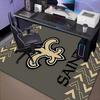 Orleans Saints Logo Rug Office Carpet Non-Slip Mat, Chair Rug Floor Covering for Gaming, Bedroom, Living Room , Home Decor Christmas Gift
