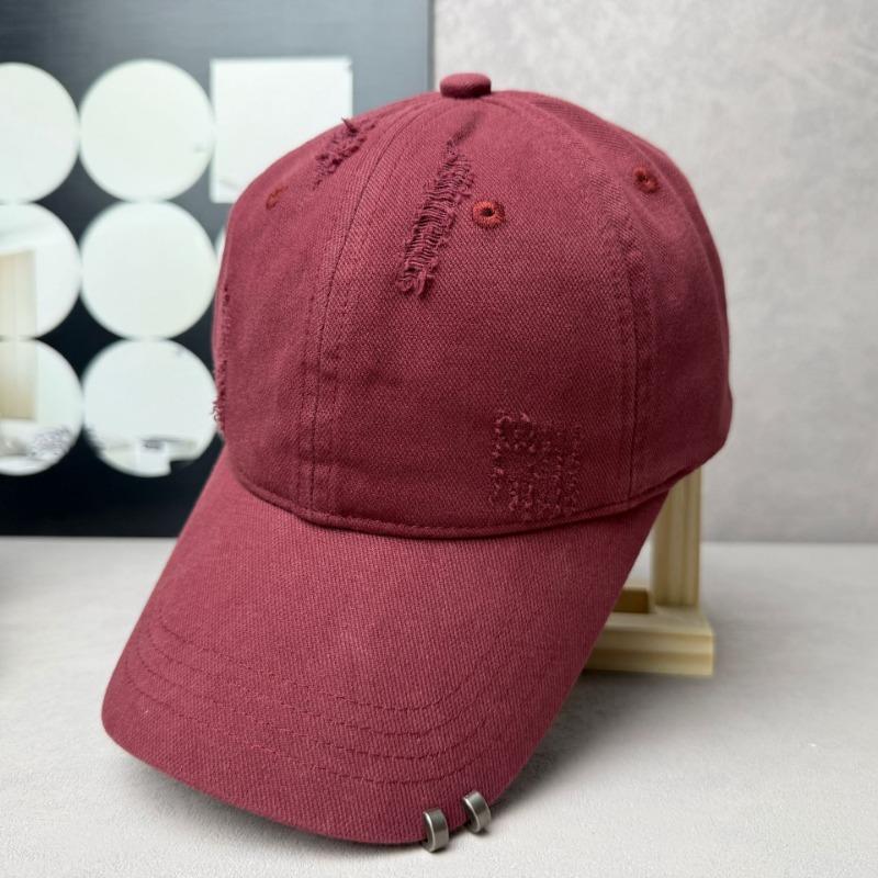 Double ring tether baseball cap women's soft top fashion personality temperament peaked cap showing face small trend niche hat