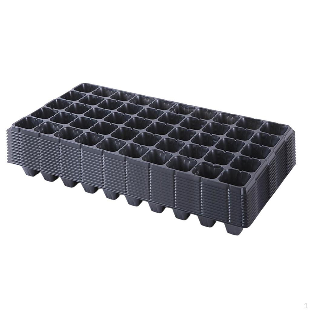 12 Cellular Seed Trays with Drainage Hole, Starter Pots for Fruit