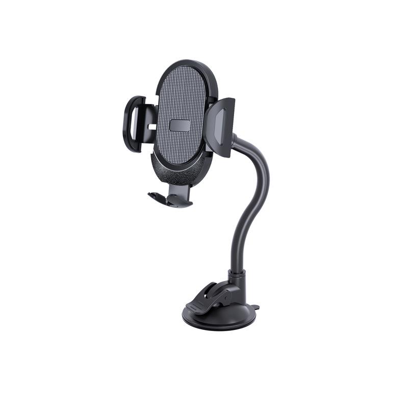 Larger Telescopic Car Phone Holder with Suction Cup and Air Vent Mount