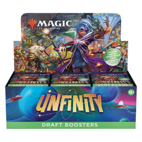 Magic: The Gathering Unfinity Draft Booster (English Version) 36-Pack Set (D03790000) MTG Trading Cards Wizards of the Coast (D03790000)