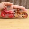 The First Layer Of Cowhide Creative Bag Pendant Motorcycle Keychain Making Mini Motorcycle Children'S Toys