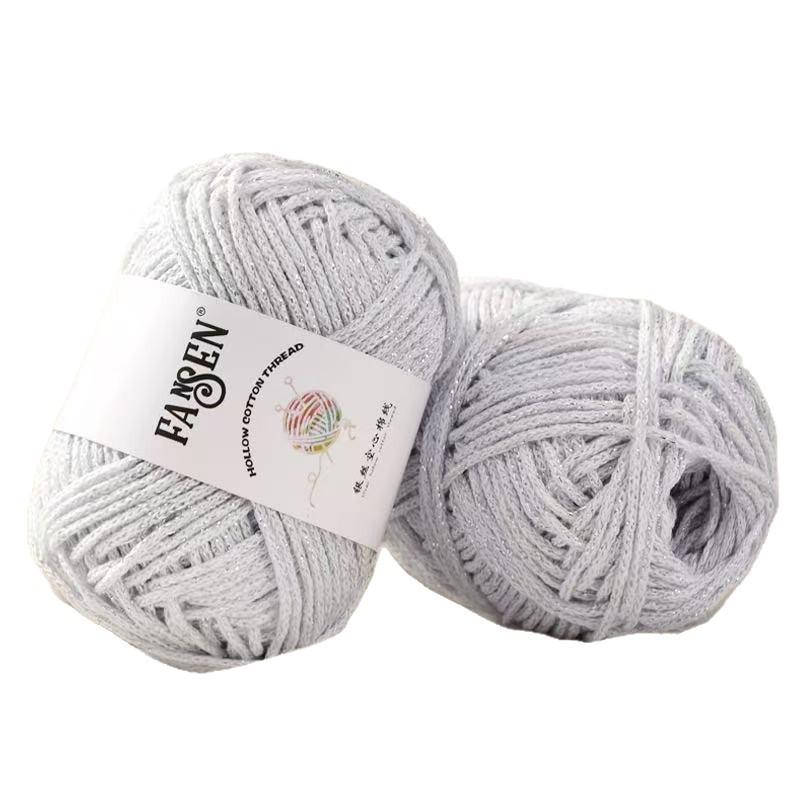 Silver Thread Shredded Butterfly Wool Shoulder Bag DIY Kit