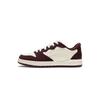 Women's Sneakers Wave PROS Skate Shoes Women's Low-top Ecru/Burgundy Red