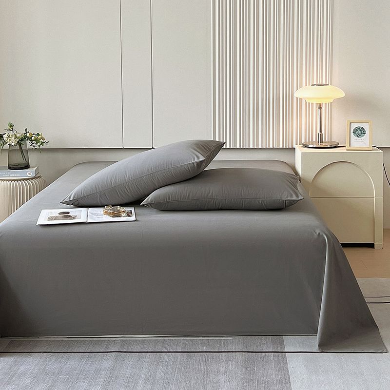

Bed Sheet Ins Style Thickened Solid Color Machine Washable Bedding 120*230cm bed sheet