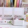 File Box Convenient Large Capacity Widely Used Ornamental Detachable Long Lasting Sturdy Stationery File Basket Storage Box for School