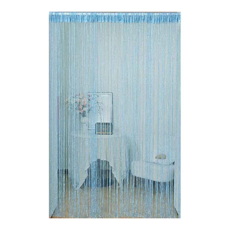 Modern Line Window Net Curtain Against Culicid Plan Thin Polyester Substance Simple Home Improve