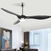 52 Inch large Ceiling Fan With Remote Control, Living Room, Dining Room, DC Motor, Reversible Blade, LED Fan Light With Light