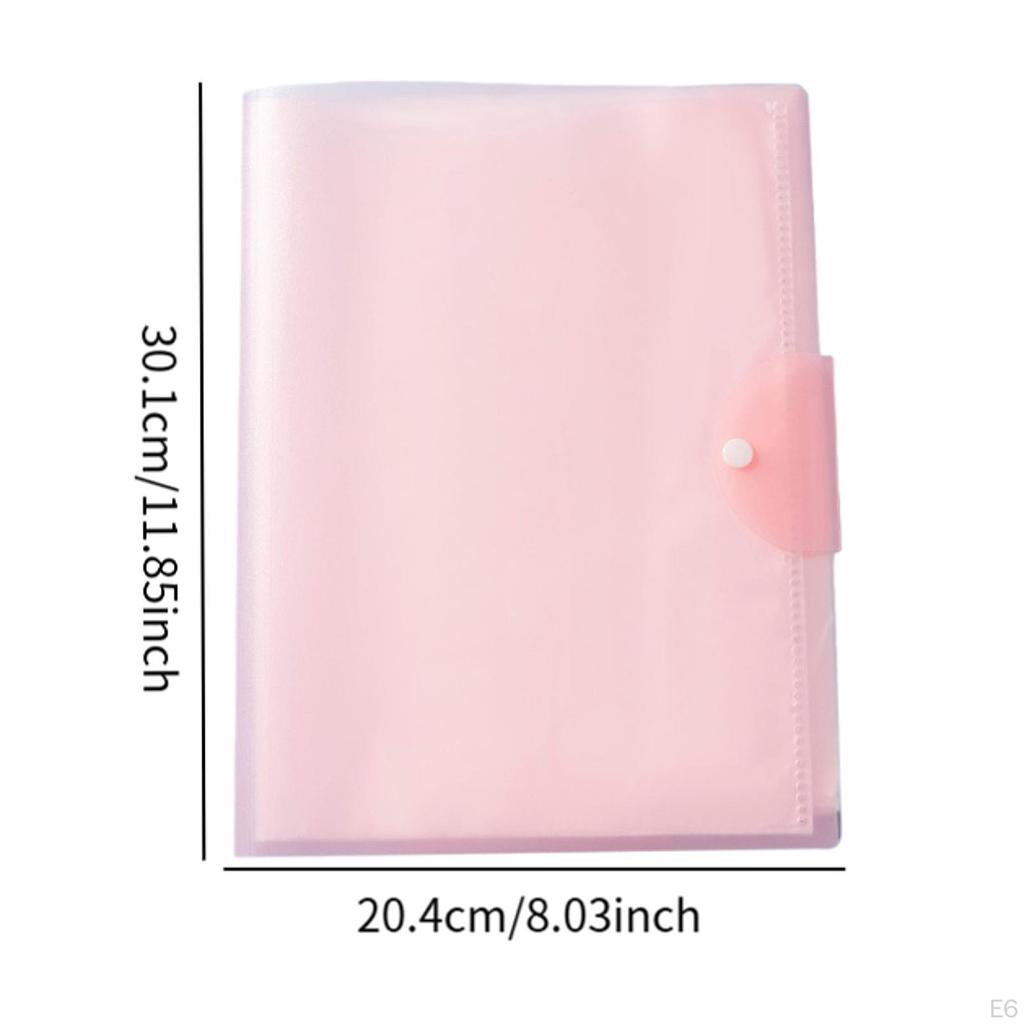A3 File Folder Exam Storage Bag Portable Organizer Folding Large Capacity Document