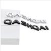 CGANEI1 Glänzend Schwarz Silber Qashqai Emblem für Nissan X-trail Note Juke Sentra Patrol Navara Auto Seiten Heck Abzeichen Namensschild Logo Aufkleber