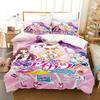 3D Print Anime Aikatsu Bedding Set Printed Bed Set With Pillowcase Bed Duvet Cover Soft Single Double Queen Super King Size