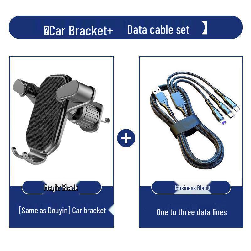 Dragon Flag Air Vent Car Phone Holder with Gravity Support for Navigation and Telescopic Fixing