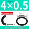 Durable Nitrile Rubber O-Ring, Wire Diameters 0.4-0.8mm, Waterproof & Wear-resistant Sealing Ring