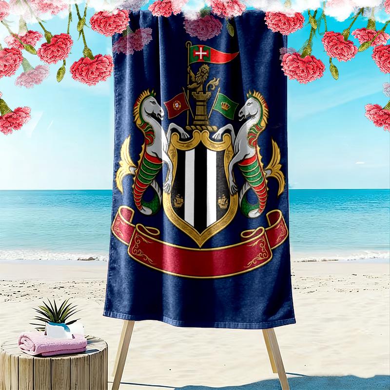 Ehre des Erbes: Emblem Tradition Strandtuch weich Tragbar für Reisen Saugfähiges Badetuch schnell trocknendes Badetuch Outdoor Pooltuch Mode Strand