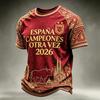 Men's Short Sleeve Soccer Fan T-Shirt for Day