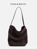 2025 New Fashion High-Quality Matte Women's Versatile Large Capacity Bucket Tote Shoulder Bag