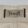 YANUK 57101517 X Kaneko Aya X Fujiwara Yutaka White Denim Straight Pants Bottoms 22 IvoryUsed