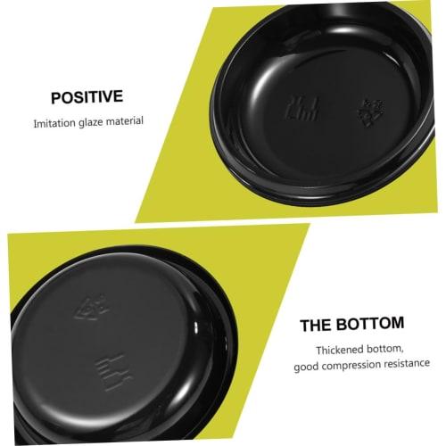 Cabilock 200-Piece Disposable Thick Round Sauce Dishes, Condiment Trays for Mustard, Disposable Sauce Dishes, and Dipping Bowls for Parties and BBQs