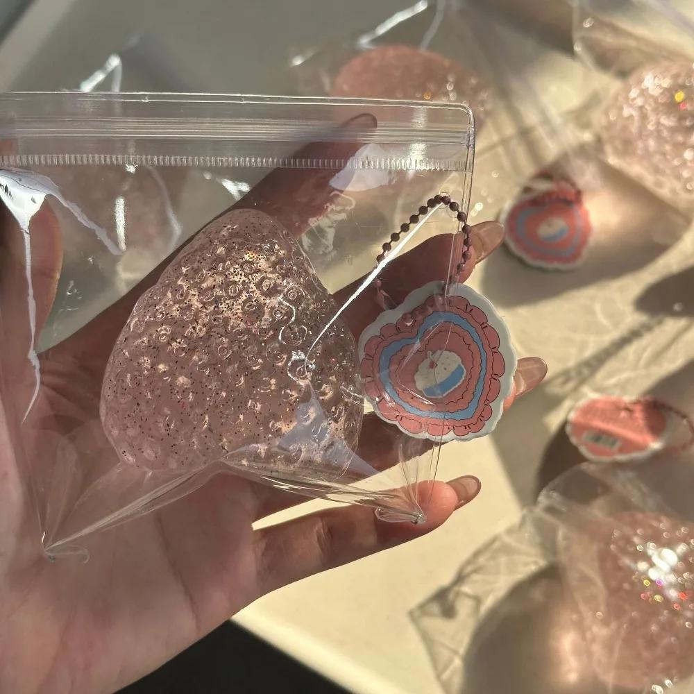 Jordbær Taba Squishy Fidget Leke - Sakte Gjenopprettende Stressavlastningsleke for Barn, Voksne, Kontor og Festgaver - Klemgave