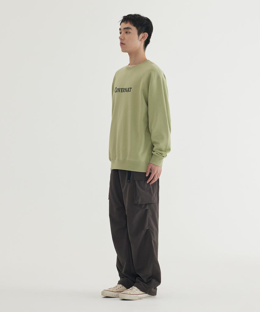COVERNAT Center Logo Sweatshirt Black