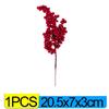 60/1 Stück Weihnachten Rote Beeren Zweige Künstliche Stechpalmenbeeren Staubgefäße Pflanzen Blumen Kranz Ornamente Weihnachtsbaum Party Hausdekoration
