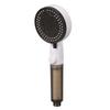 10 Modes Multifunctional Pressurized Showerhead 1 2in Threaded Interface with 1.5M Tube Double Hook Rotating Base 4