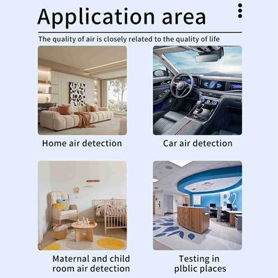 Tuya WiFi Multifunctional Air Quality Meter Household HCHO TVOC  Portable Temperature Humidity Detector 2.8-inch TFT Display