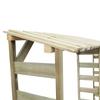 vidaXL Firewood Storage Shed 300×44×176 Cm Impregnated Pine Wood