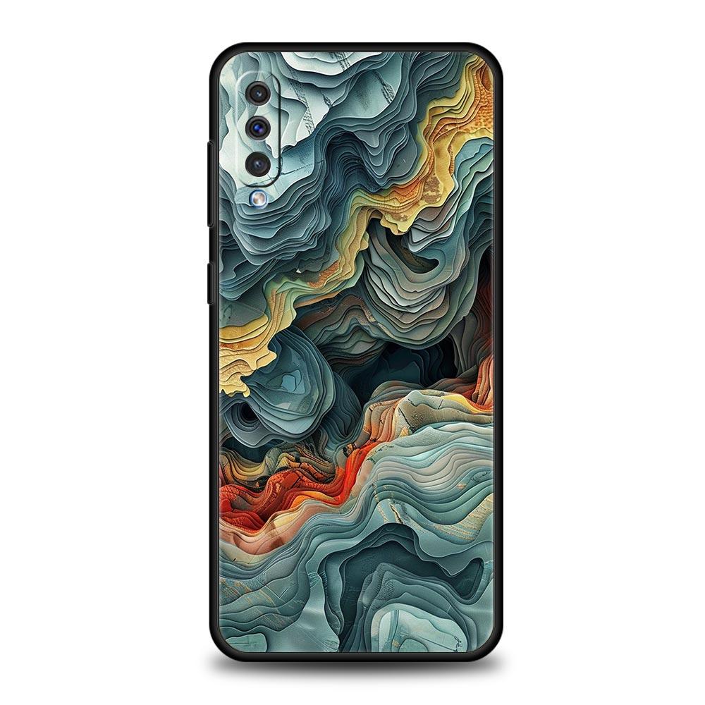 Folds Texture Phone Case for Samsung Galaxy A56 A36 A26 A16 A34 A24 A42 A22 A20 A12 A40 A30 A10 5G Soft TPU Cover Shell Fundas