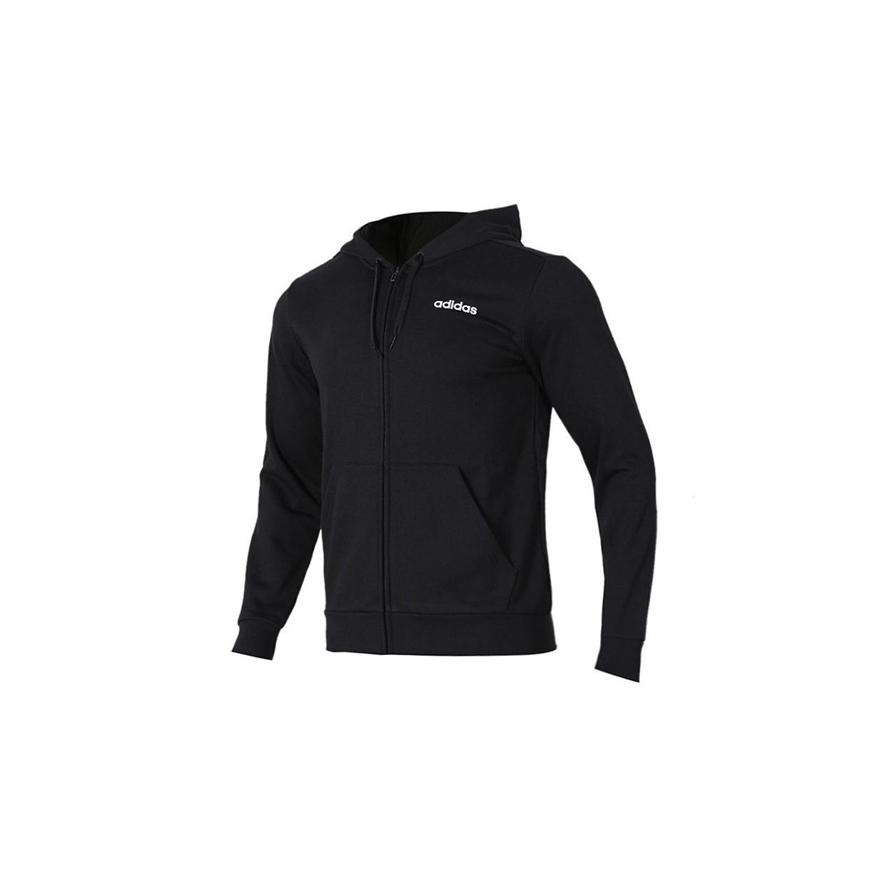 adidas E PLN FZ FT Sports Stylish Jacket Black Men s DU0383 M