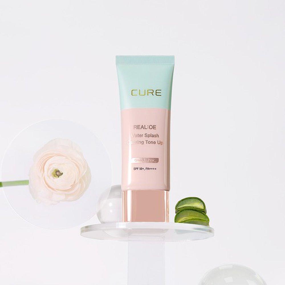 CURE Realoe Water Calming Tone-Up Sun Cream 40g