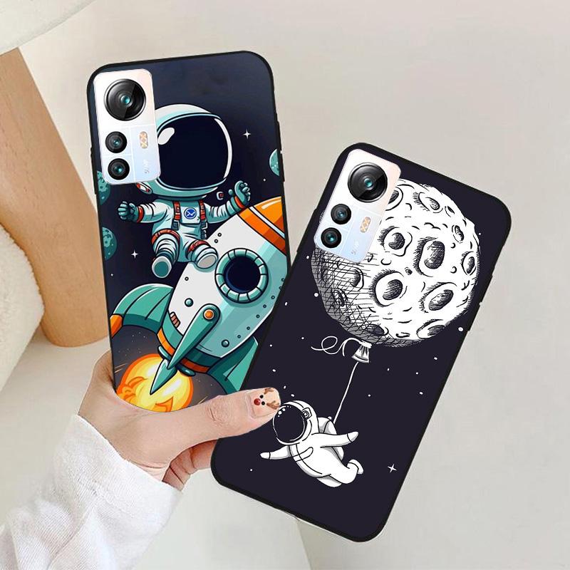 For Blackview A85 A96 A100 A200 Pro Phone Case astronaut Silicone Camera Protection Back Cover For BlackviewA85 A 96 Funda Coque