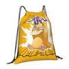Custom P-Psyducks Drawstring Bag Women Men Lightweight Cartoon Sports Gym Storage Backpack