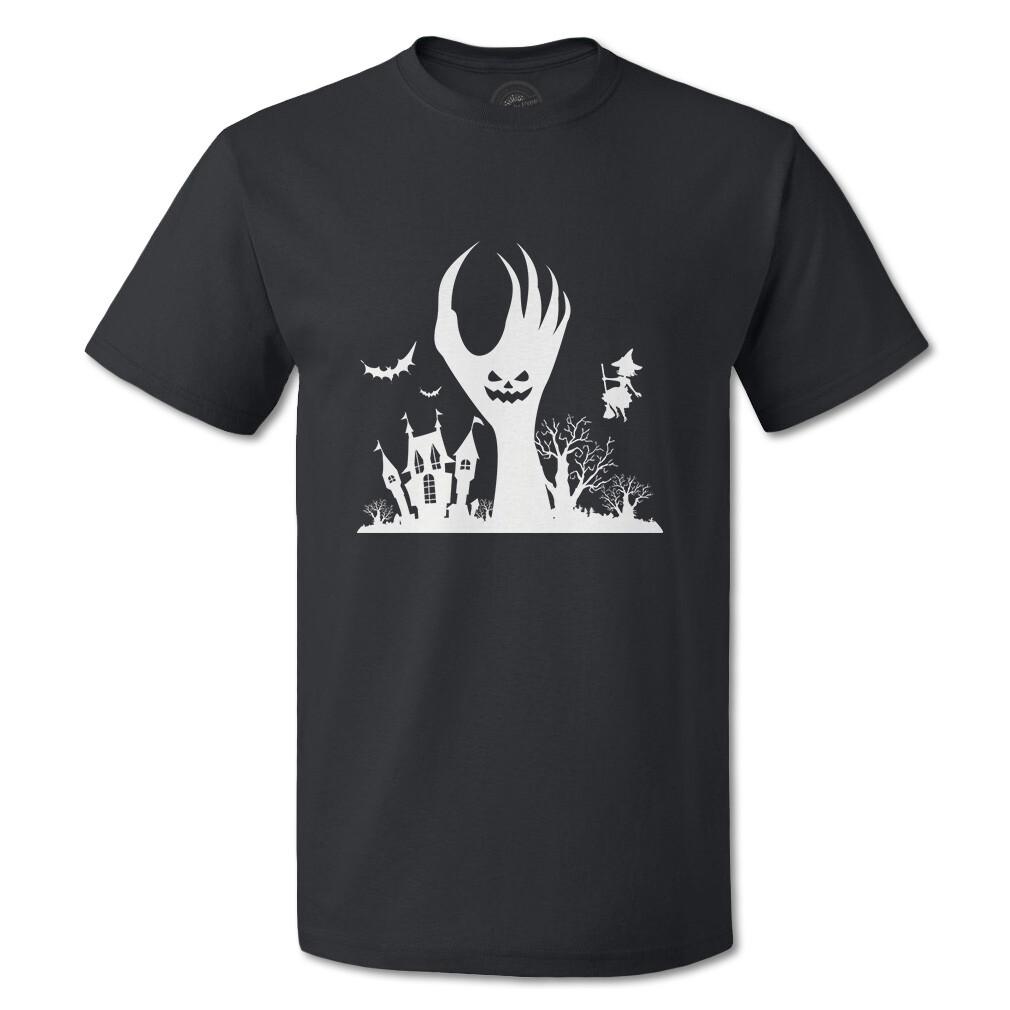 Funny Graphic T Shirts Halloween Scary Hand Cotton Poltergeist Top Hellhound XL