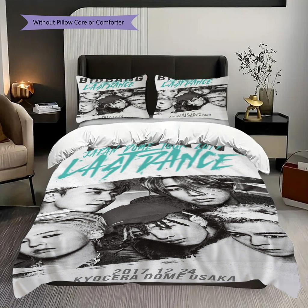 Big Bang Last Dance Concert Poster Bedding 1 Duvet Cover 2 Pillowcase Without Core Christmas Birthday Gift Soft And Comfortable