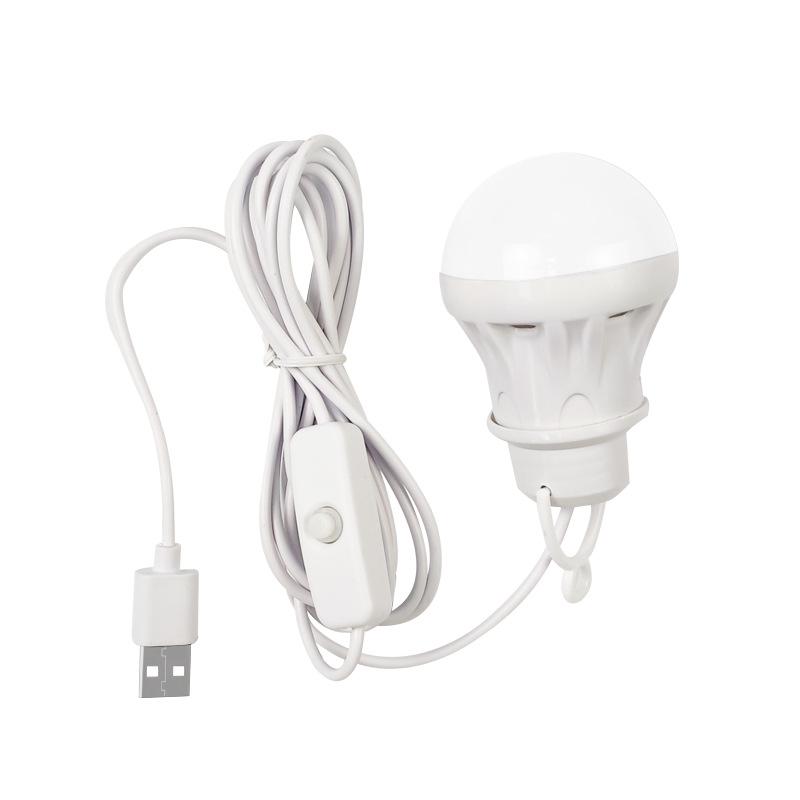 5V USB-Powered Low-Voltage LED Bulb for Power Banks and Outdoor Use