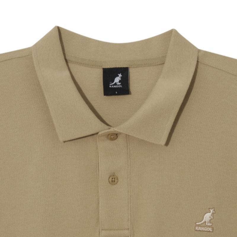 KANGOL Classic Polo Shirt Beige 1724