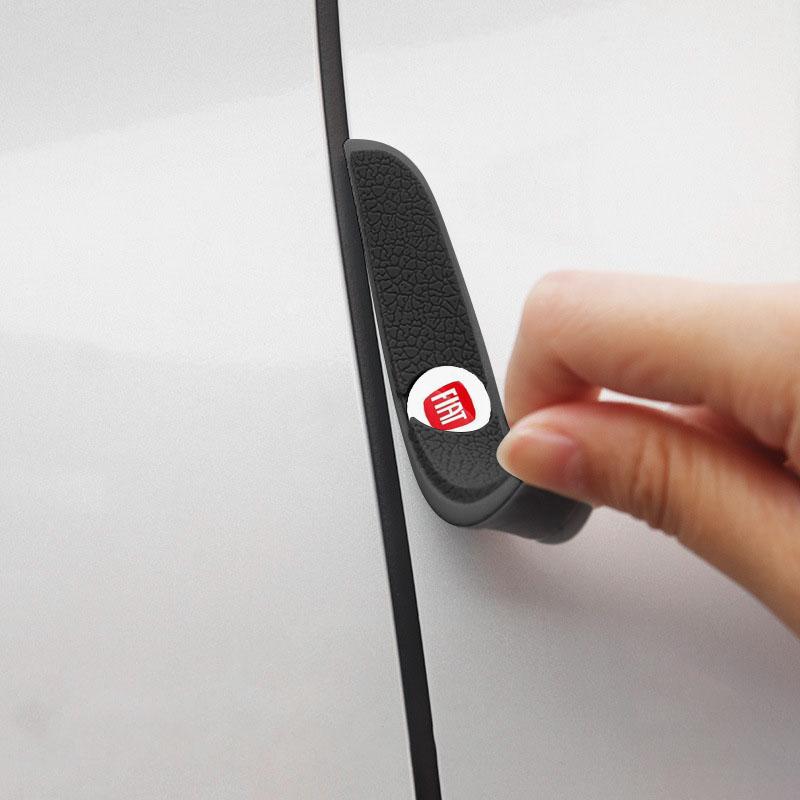 4 Pezzi Striscia Anti-Collisione per Portiera Auto Adesivo Protettivo per Specchietto Retrovisore per Fiat Abbas 500 Punto 124 125 500 Bravo Stilo Panda Abarth Tipo Viaggio