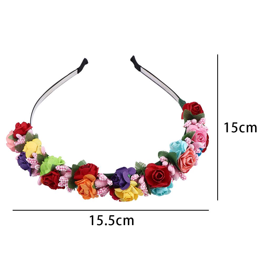 Hair Accessories Bride Headband Flower Garland Floral Party Wedding Festival Decor Headband