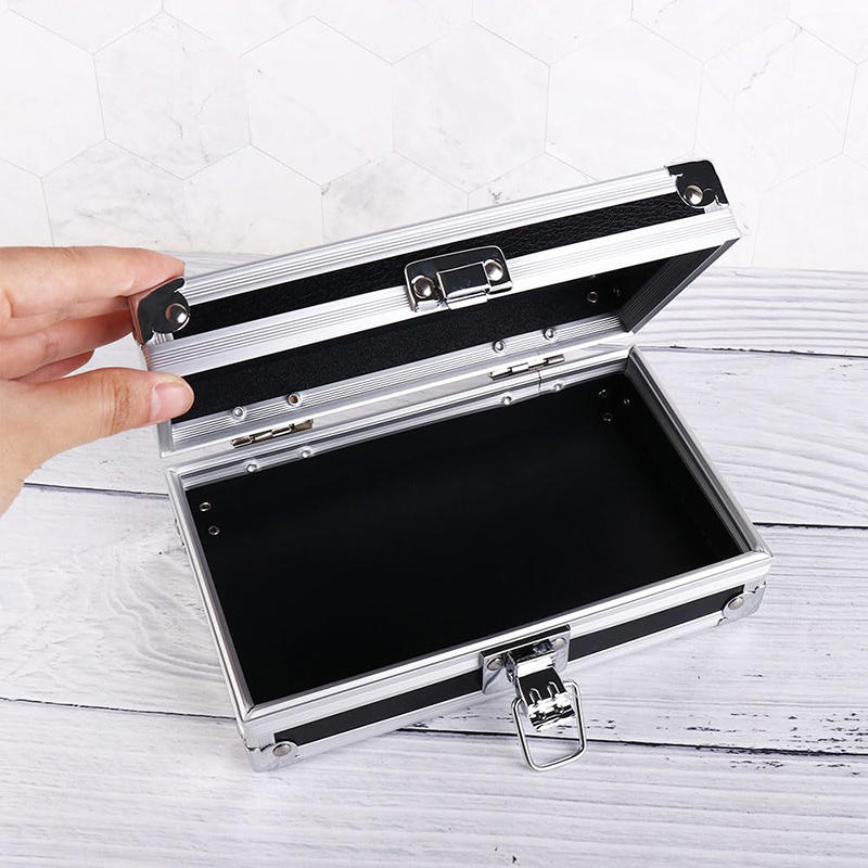 Multiple specifications Aluminum Toolboxes Silver Metal Safety Equipment Cases Portable Instrument Storage Boxes With Handles