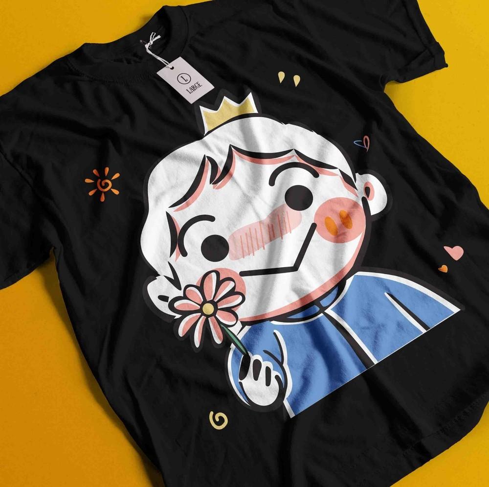 

Аниме-футболка Рейтинг королей Футболка Ousama Ranking Футболка Боджи Футболка Кэйдж Дайда 4XL