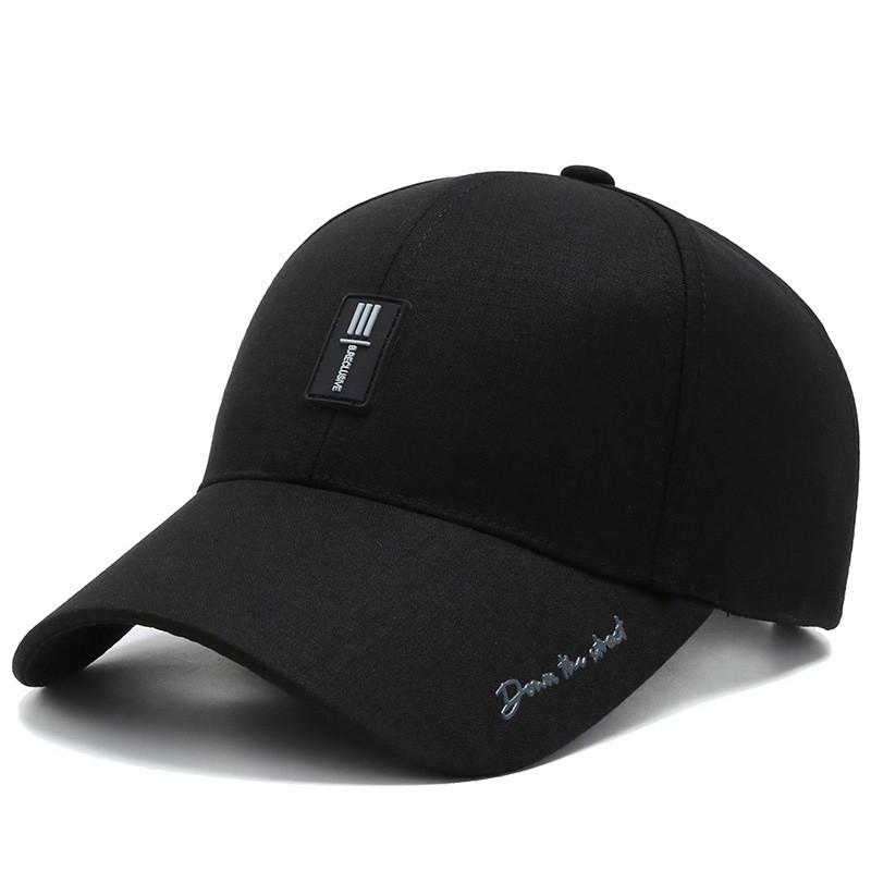 

Baseball Cap For Men With Sun Protection Adjustable Sunshade Casual Wear чёрный