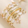European and American Bracelets Stacked with High-end Seaside Vacation Shells Starfish Beaded Niche Hand Jewelry Versatile Necklace Women