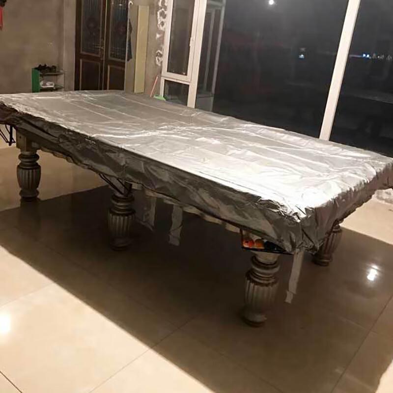 Zhenchangsheng 9-Foot Thickened Silver Billiard Table Cover