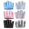 Women Fitness Gloves Four Finger Yoga Grip Gloves Half Finger Pilates Gloves for Gym Weightlifting Hanging Cycling Yoga