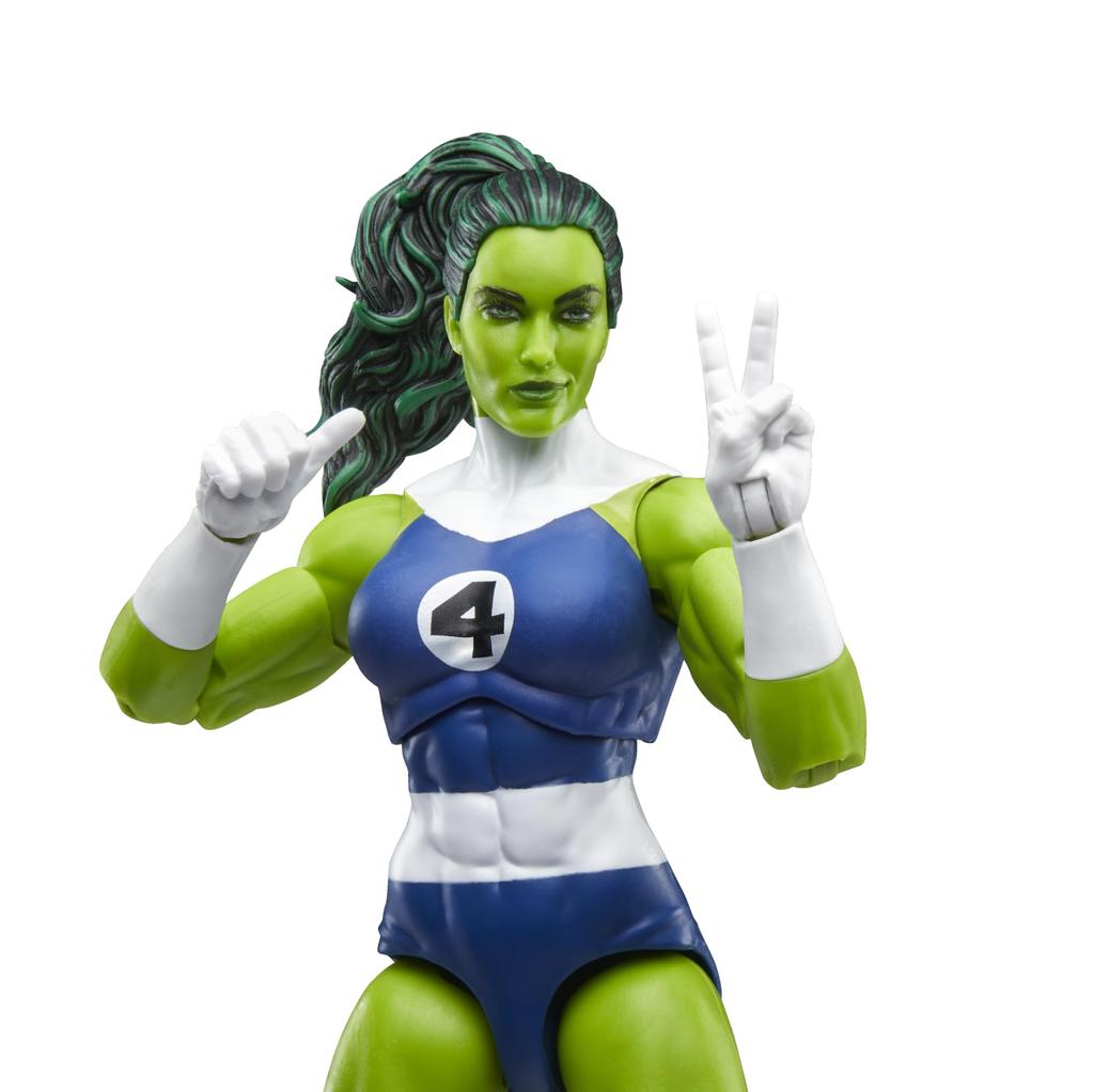 Hasbro MARVEL Retro Blister Packaging Fantastic Four Comics Collectible Action Figure G0630 Authentic She-Hulk 6-Inch