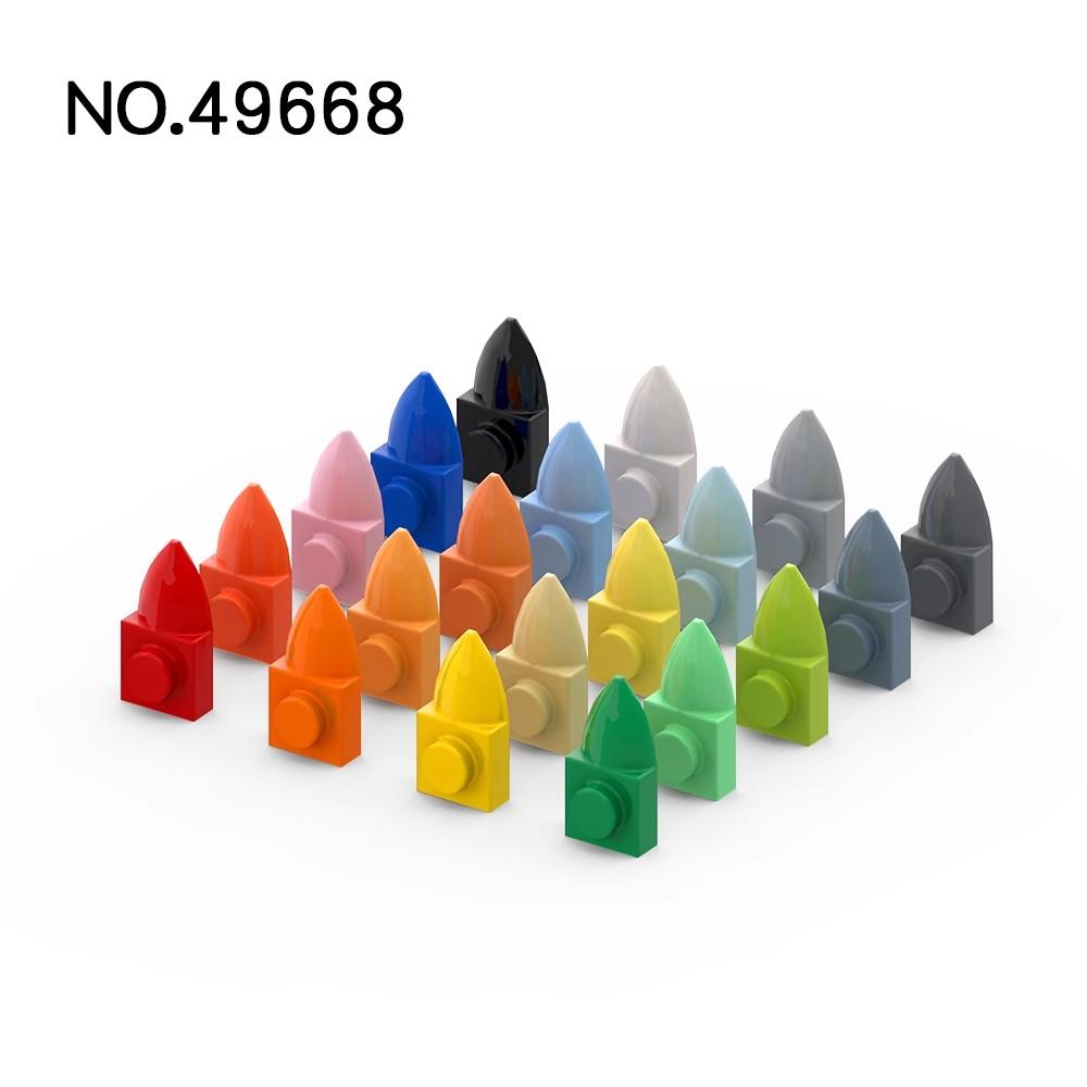 Wucifang Bags Unisex Kids 20Pcs Moc Parts 49668 Plate 1X1 With Tooth Compatible Bricks Diy Building Blocks Brain Toy Gift For Kids Creative Play