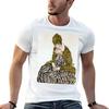 Egon Schiele Edith con Vestito a Righe Seduta Maglietta Casual All-Match Maglietta a Maniche Corte