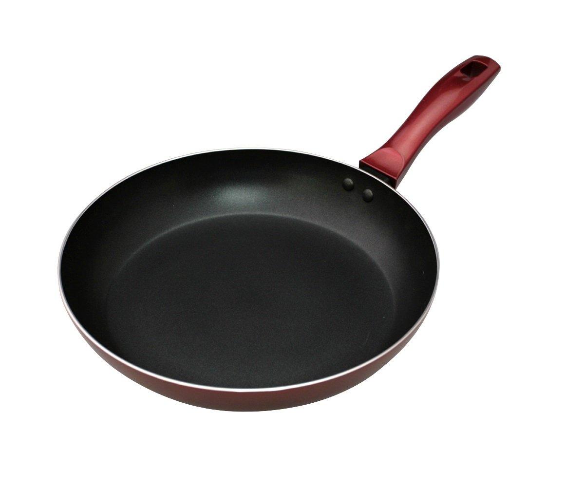 

Taniguchi Metals (taniguchi) 28cm IH Compatible Frying Pan, New Bright EX, Metallic Red