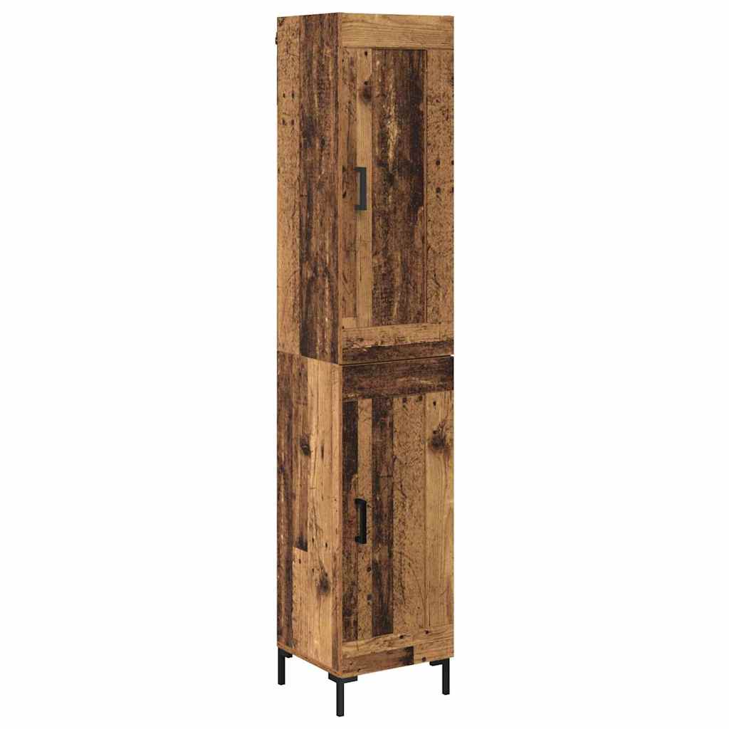 Highboard Reclaimed Wood 34.5 x 34 x 180 cm Particleboard